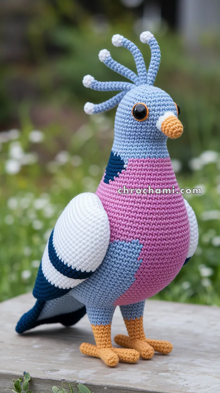 Amigurumi Pigeon – FREE Crochet Pattern