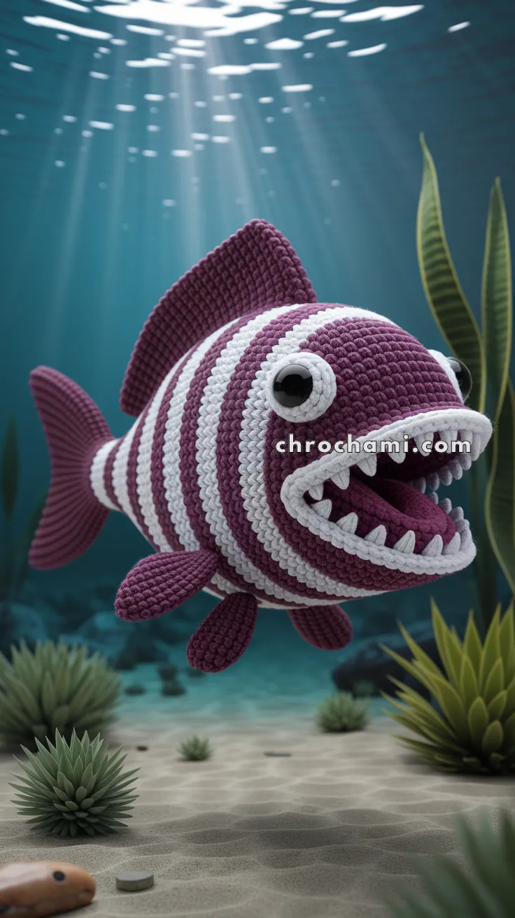 Amigurumi Piranha – FREE Crochet Pattern