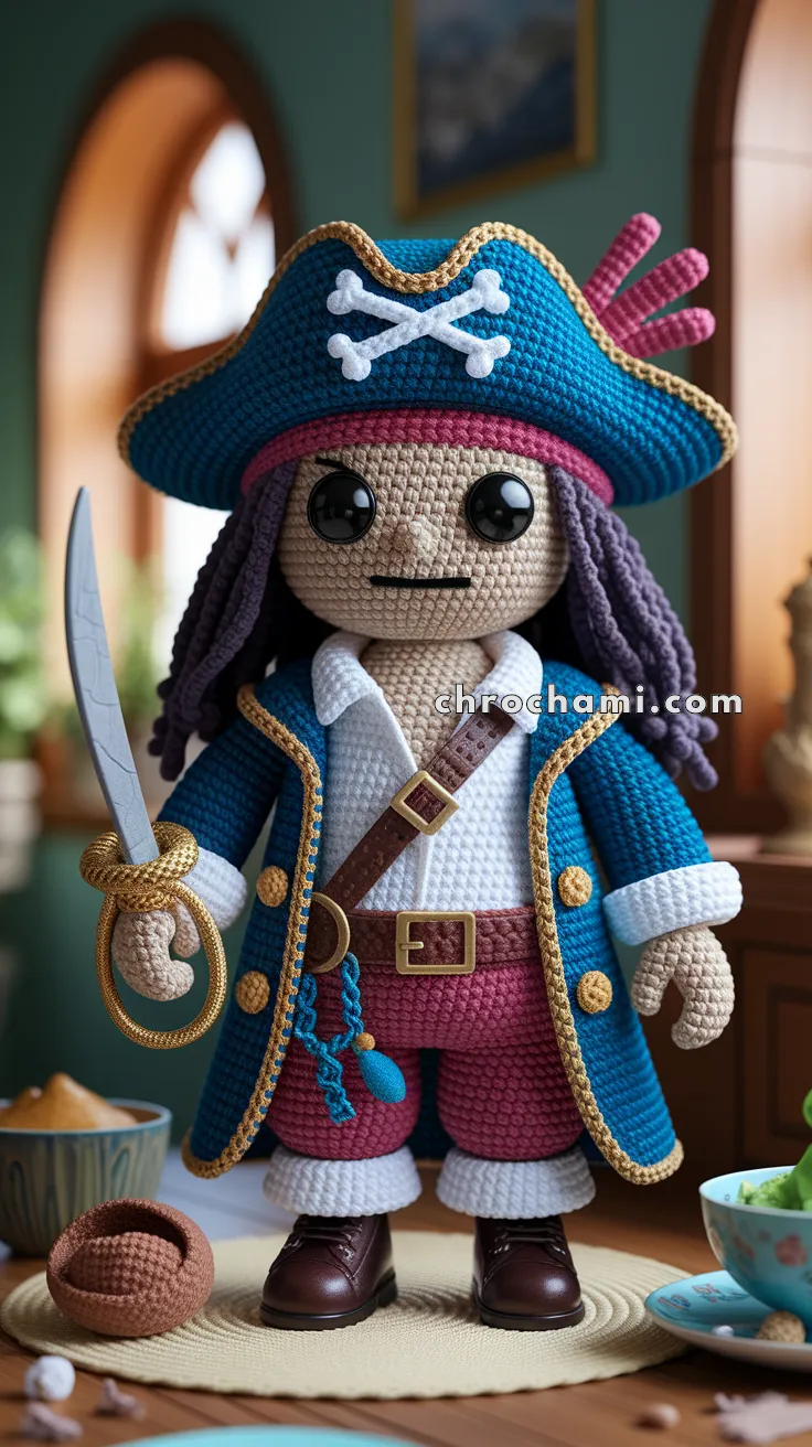 Amigurumi Pirate Doll – FREE Crochet Pattern
