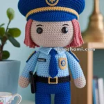 Amigurumi Police Officer Doll – FREE Crochet Pattern