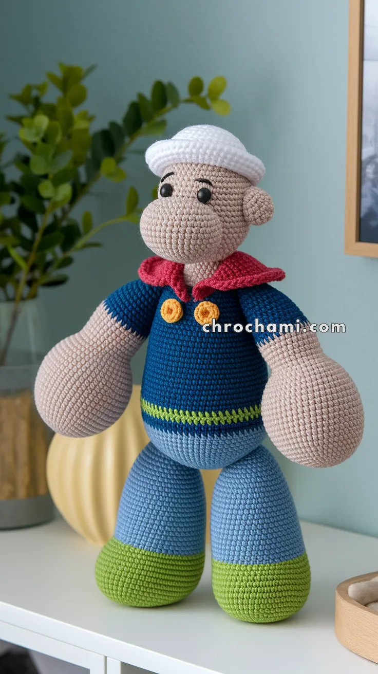 Amigurumi Popeye – FREE Crochet Pattern