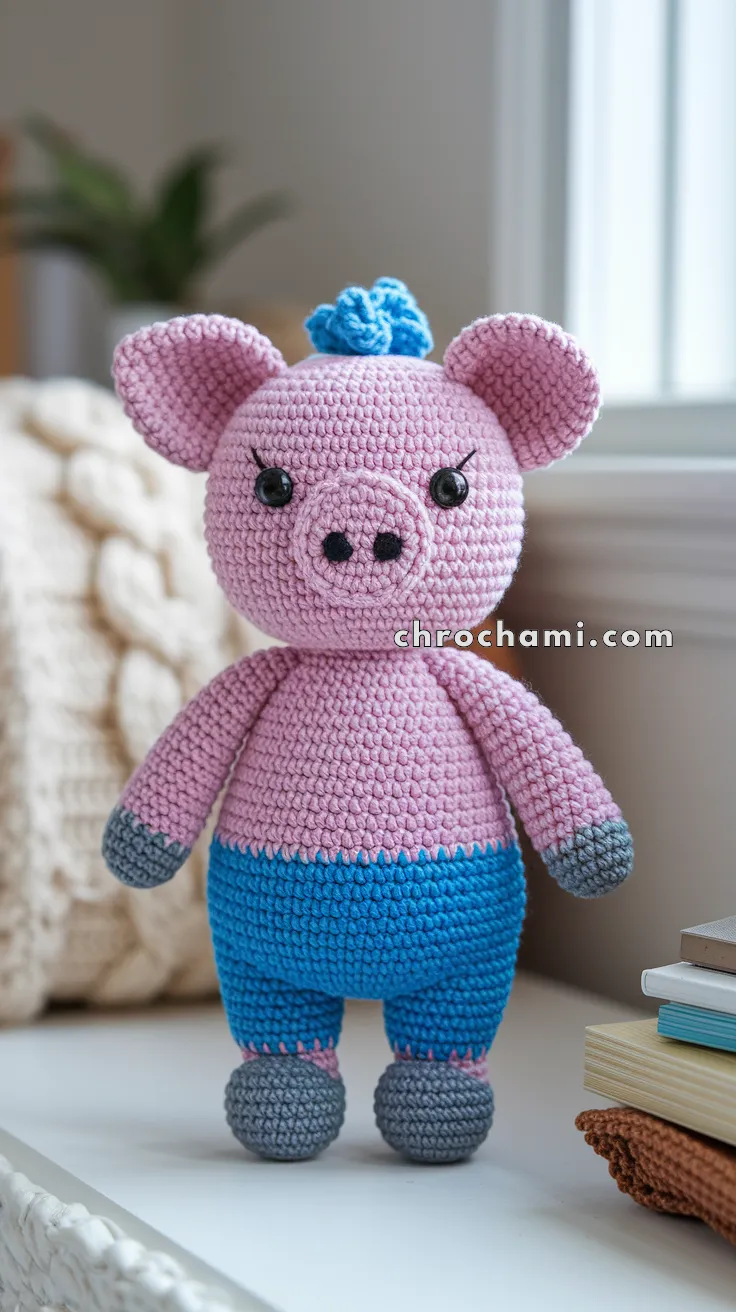 Amigurumi Porky Pig – FREE Crochet Pattern