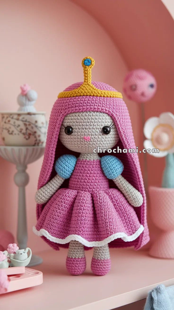 Amigurumi Princess Bubblegum – FREE Crochet Pattern
