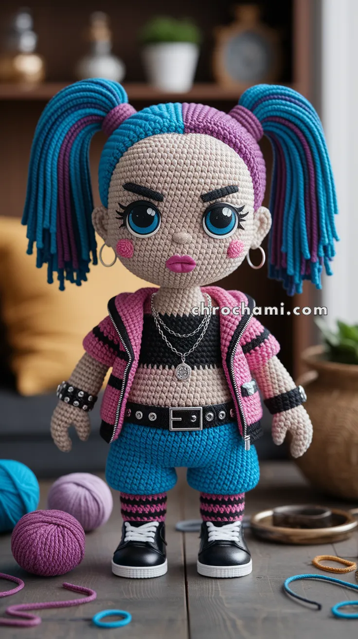 Amigurumi Punk Doll – FREE Crochet Pattern