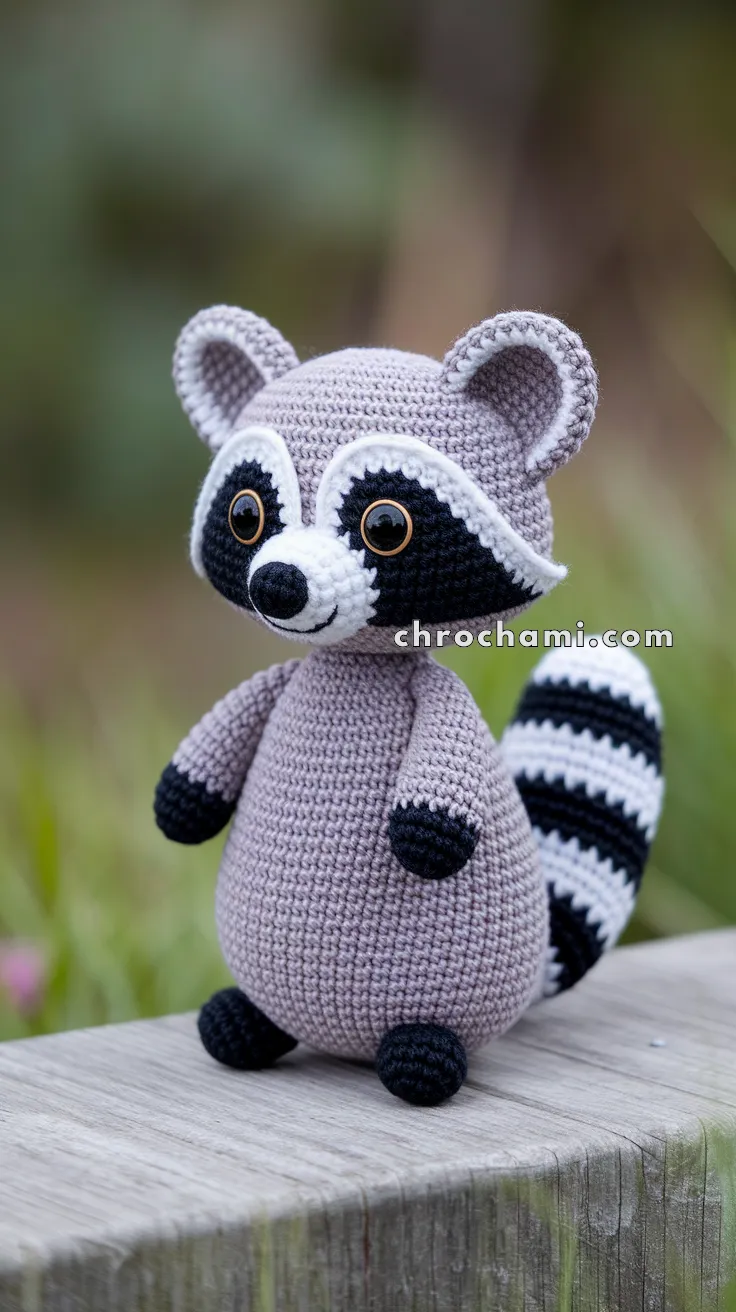 Amigurumi Raccoon – FREE Crochet Pattern
