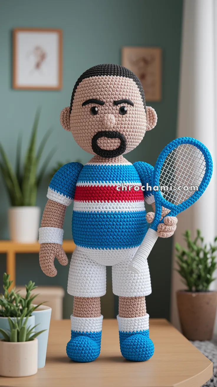 Amigurumi Rafael Nadal – FREE Crochet Pattern