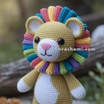 Amigurumi Rainbow Lion – FREE Crochet Pattern