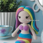 Amigurumi Rainbow Mermaid – FREE Crochet Pattern