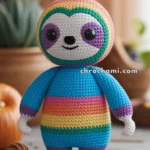Amigurumi Rainbow Sloth – FREE Crochet Pattern