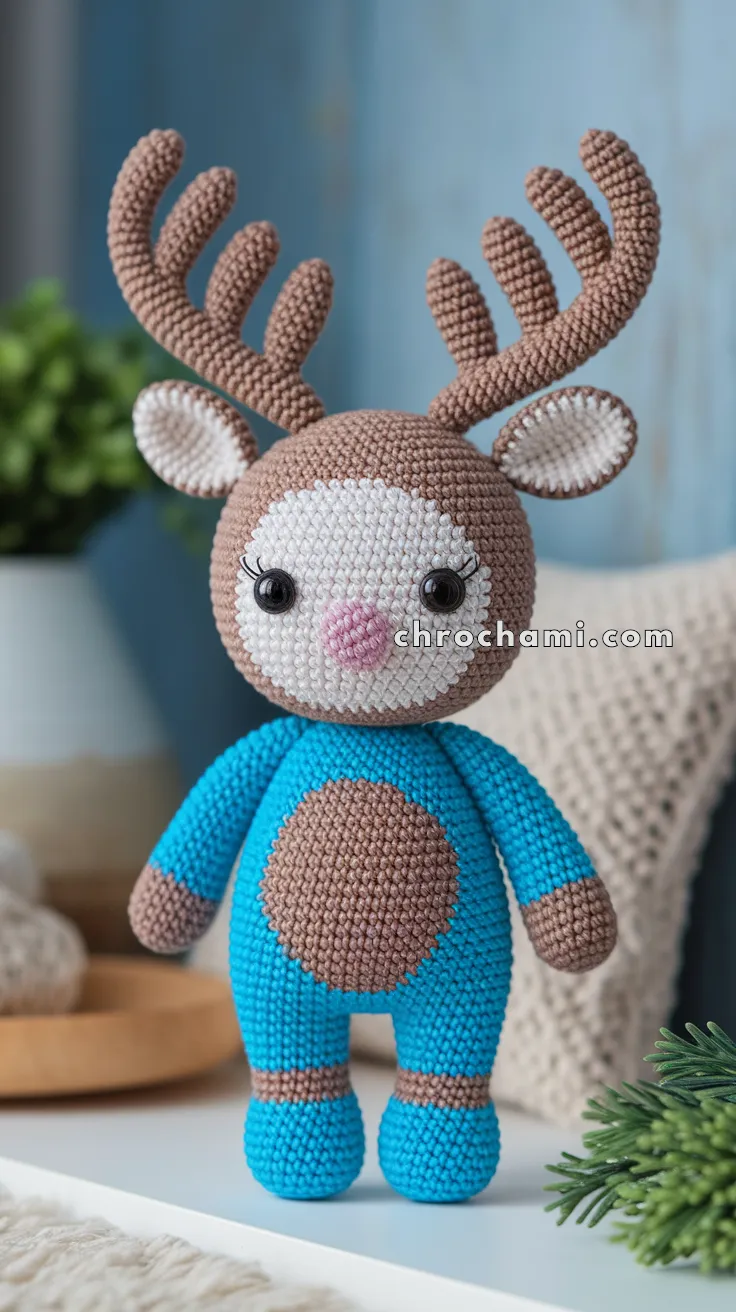 Amigurumi Reindeer Antlers – FREE Crochet Pattern