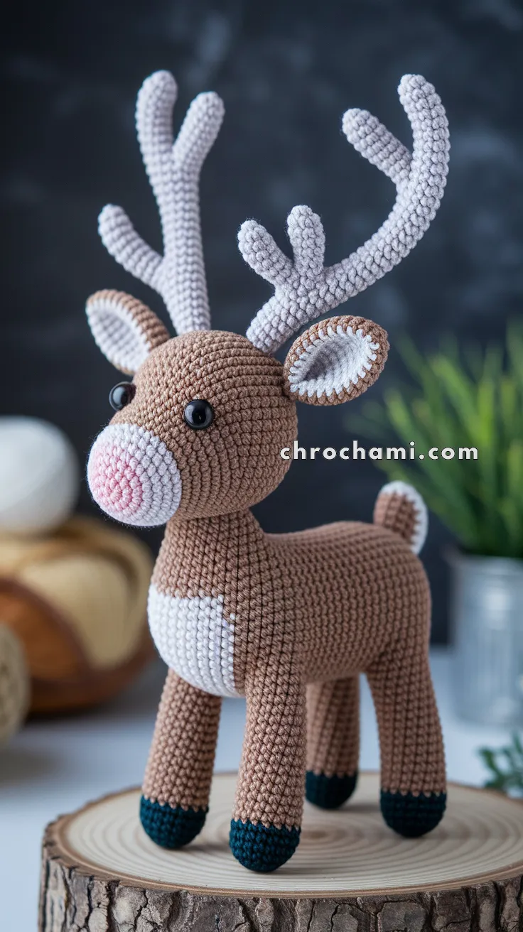 Amigurumi Reindeer – FREE Crochet Pattern