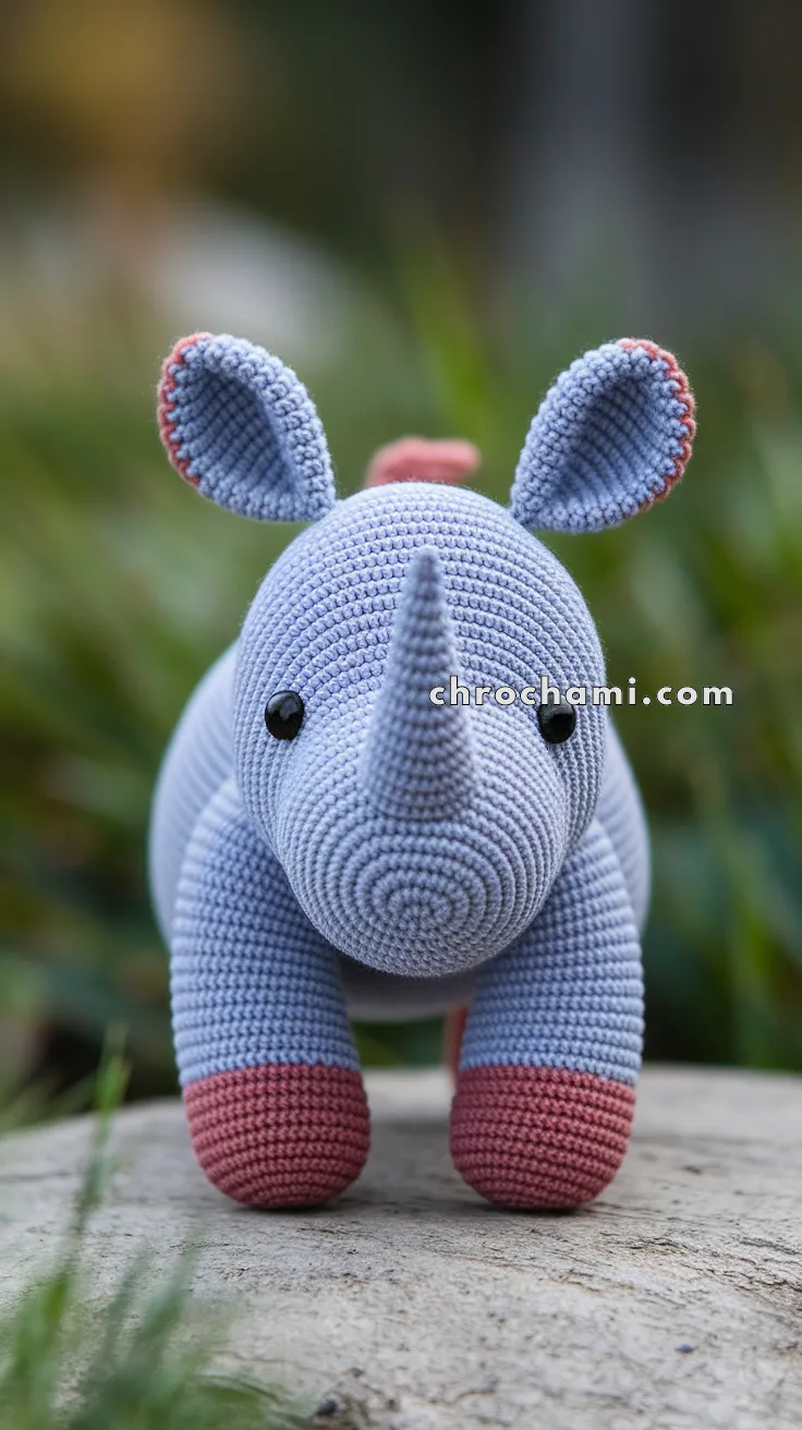 Amigurumi Rhinoceros – FREE Crochet Pattern