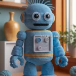 Amigurumi Robot Mike – FREE Crochet Pattern