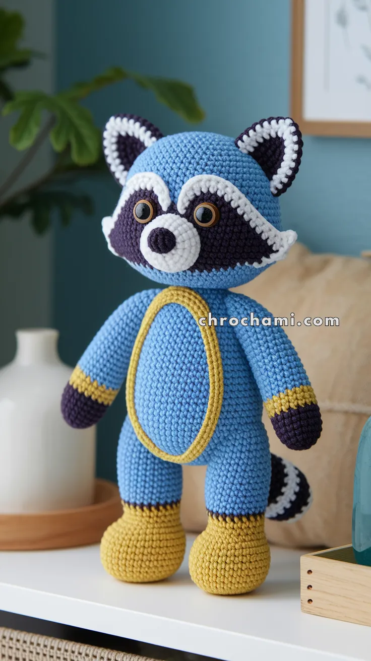 Amigurumi Rocket Raccoon – FREE Crochet Pattern