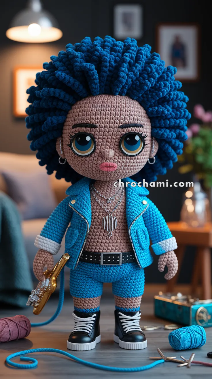 Amigurumi Rockstar Doll – FREE Crochet Pattern