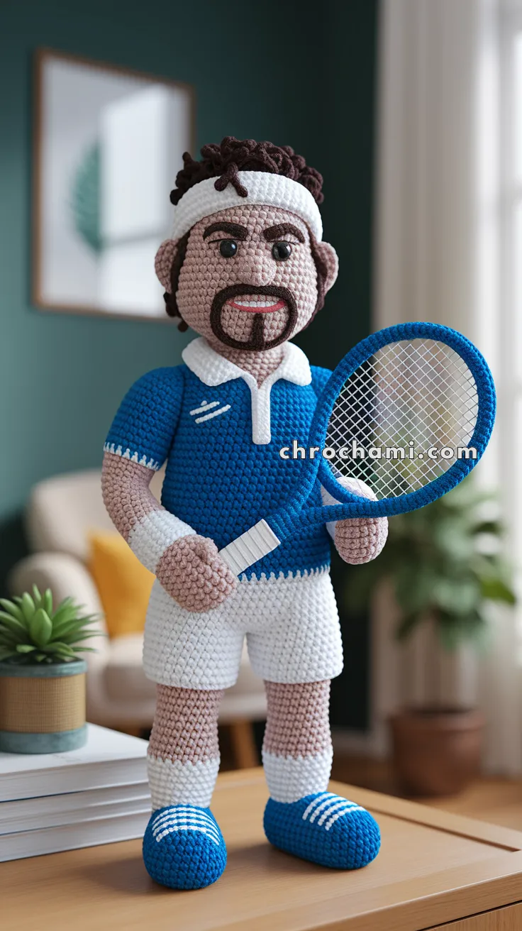 Amigurumi Roger Federer – FREE Crochet Pattern
