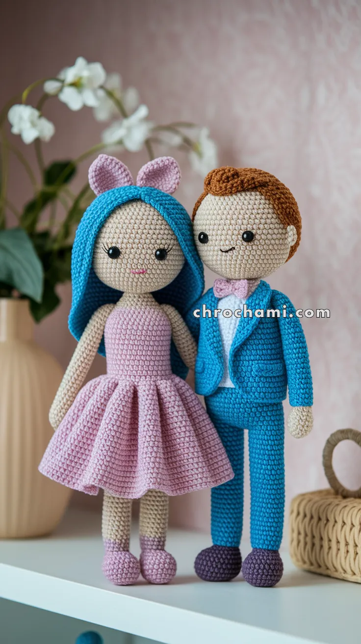 Amigurumi Romantic Couple – FREE Crochet Pattern