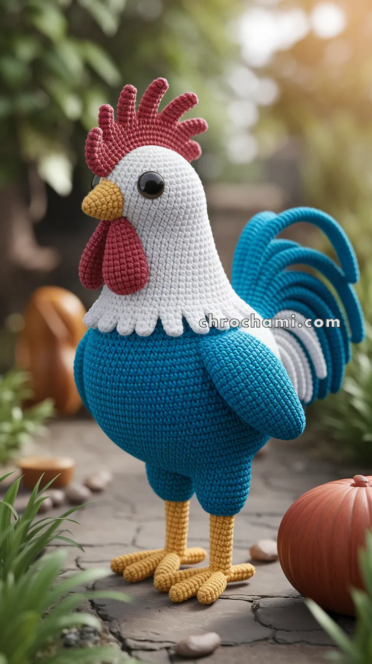 Amigurumi Rooster – FREE Crochet Pattern