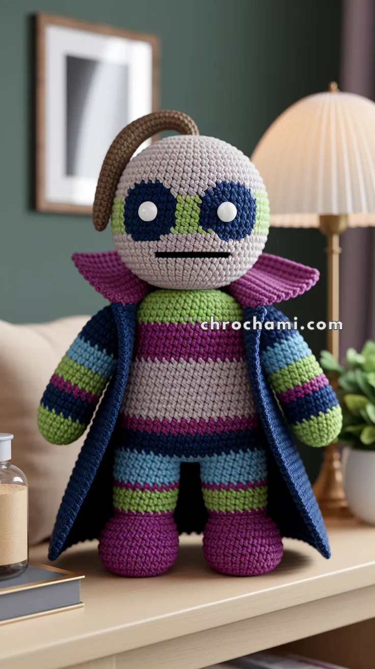 Amigurumi Rorschach – FREE Crochet Pattern