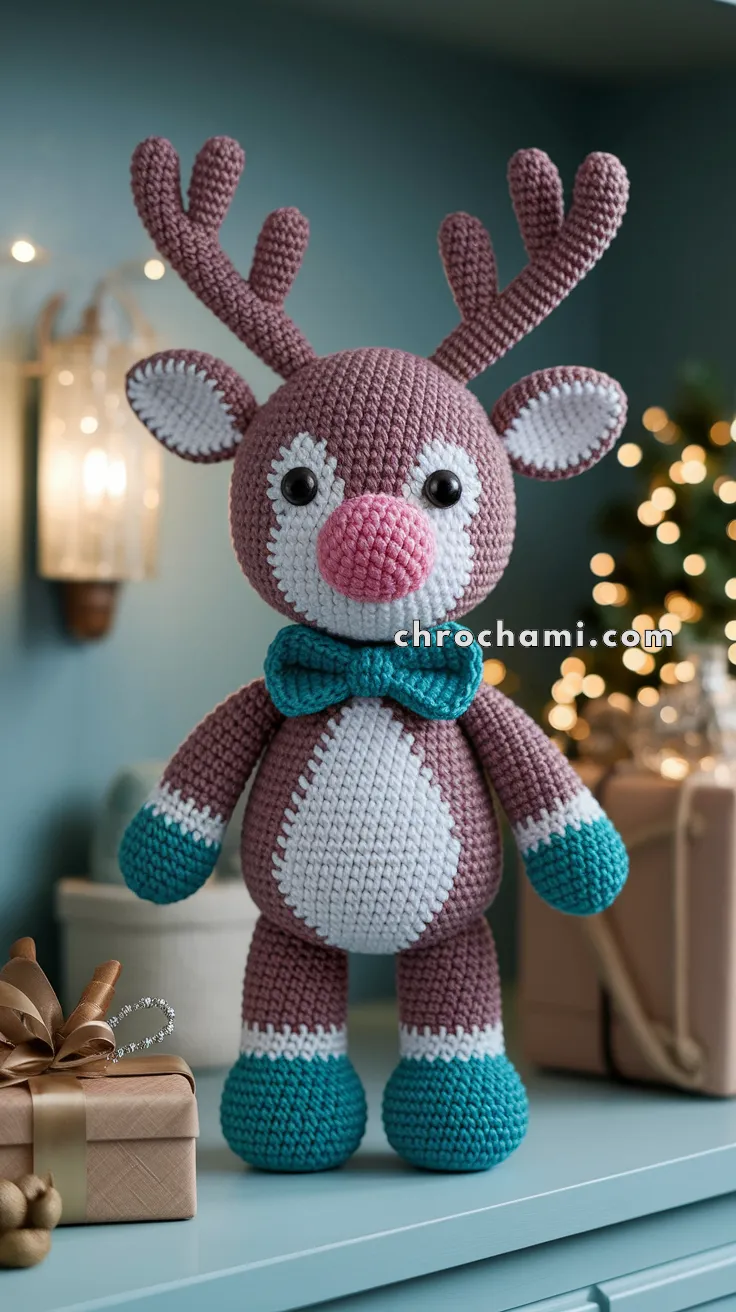 Amigurumi Rudolph – FREE Crochet Pattern