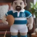 Amigurumi Rugby Player – FREE Crochet Pattern