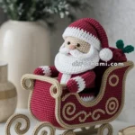 Amigurumi Santa’s Sleigh – FREE Crochet Pattern