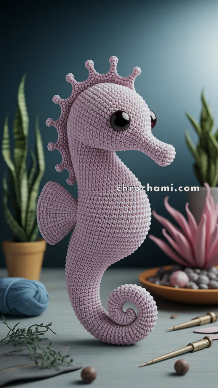 Amigurumi Seahorse – FREE Crochet Pattern