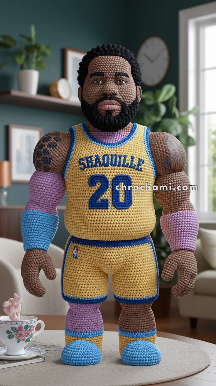 Amigurumi Shaquille O’neal – FREE Crochet Pattern