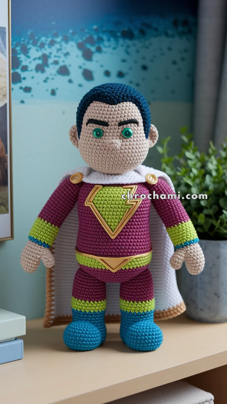 Amigurumi Shazam – FREE Crochet Pattern