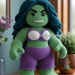 Amigurumi She-Hulk – FREE Crochet Pattern