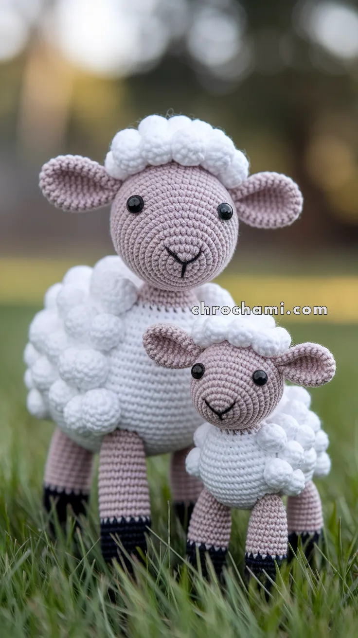 Amigurumi Sheep With Lamb – FREE Crochet Pattern