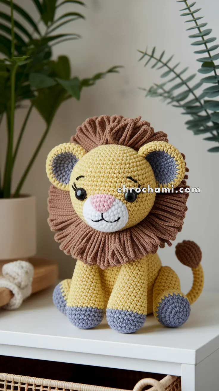Amigurumi Simba – FREE Crochet Pattern