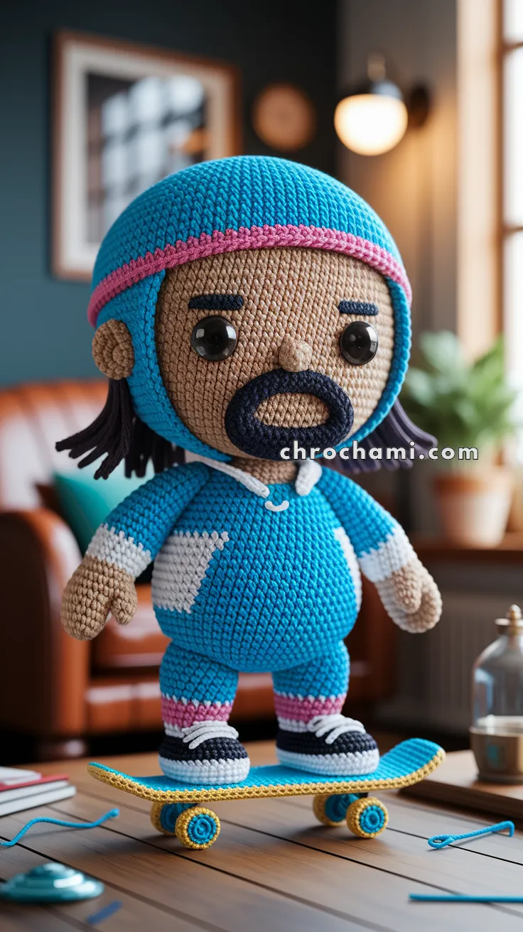 Amigurumi Skateboarder – FREE Crochet Pattern