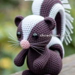 Amigurumi Skunk – FREE Crochet Pattern