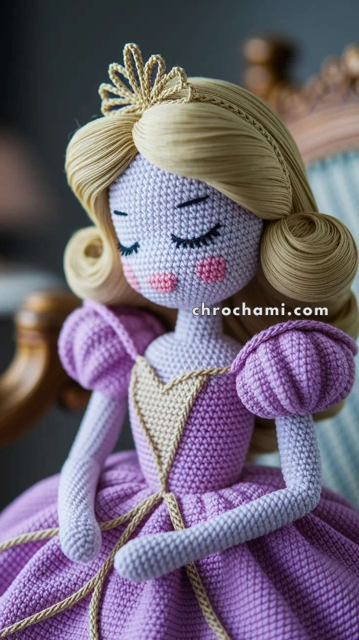 Amigurumi Sleeping Beauty Doll – FREE Crochet Pattern