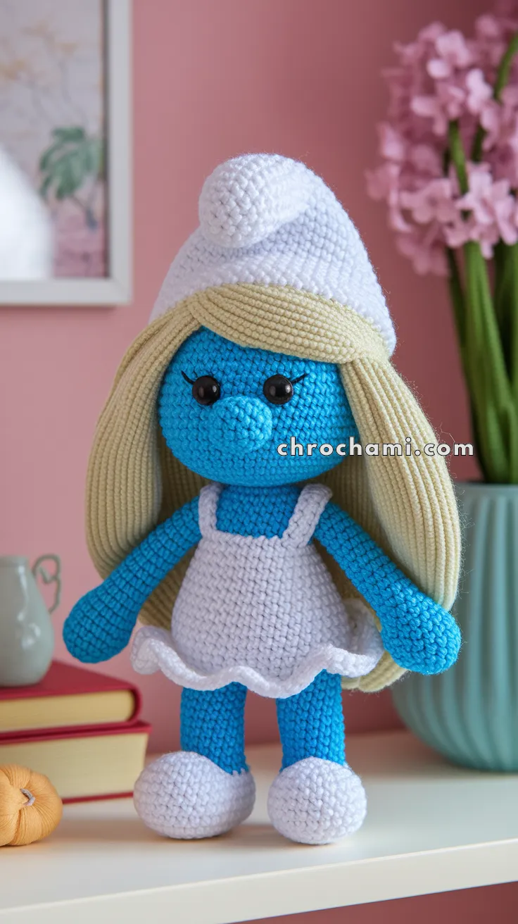 Amigurumi Smurfette – FREE Crochet Pattern