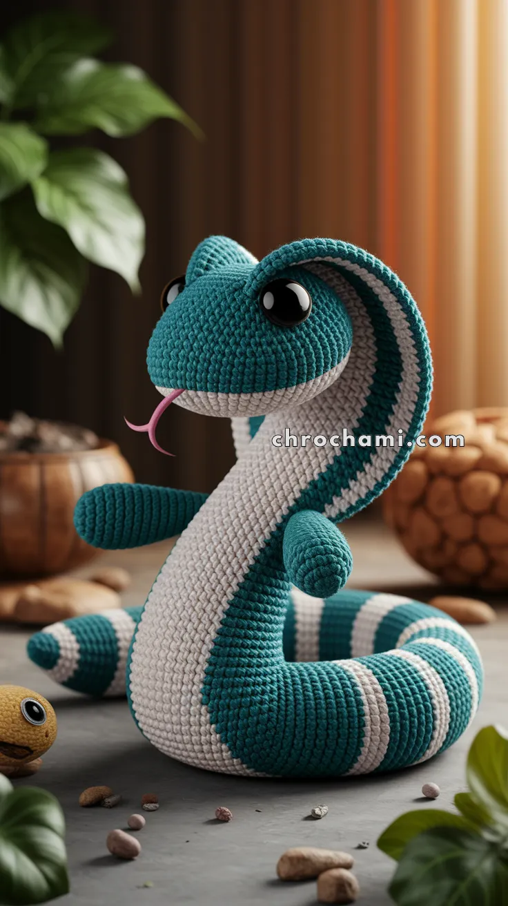 Amigurumi Snake – FREE Crochet Pattern