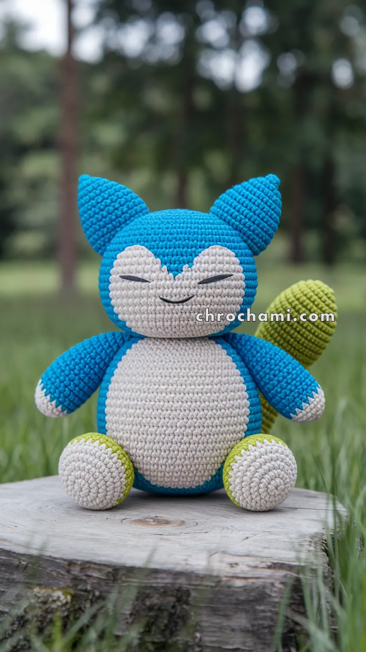 Amigurumi Snorlax – FREE Crochet Pattern