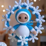 Amigurumi Snowflake Wreath – FREE Crochet Pattern
