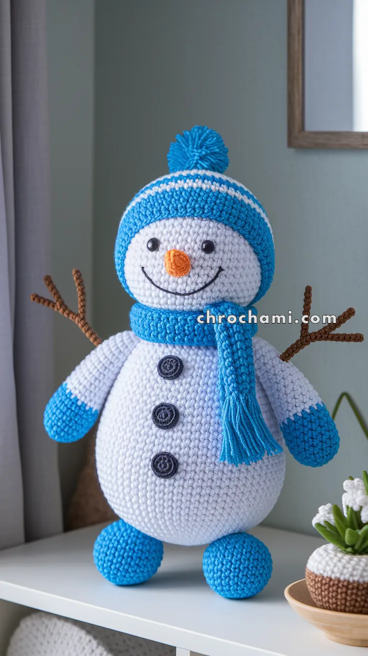 Amigurumi Snowman – FREE Crochet Pattern