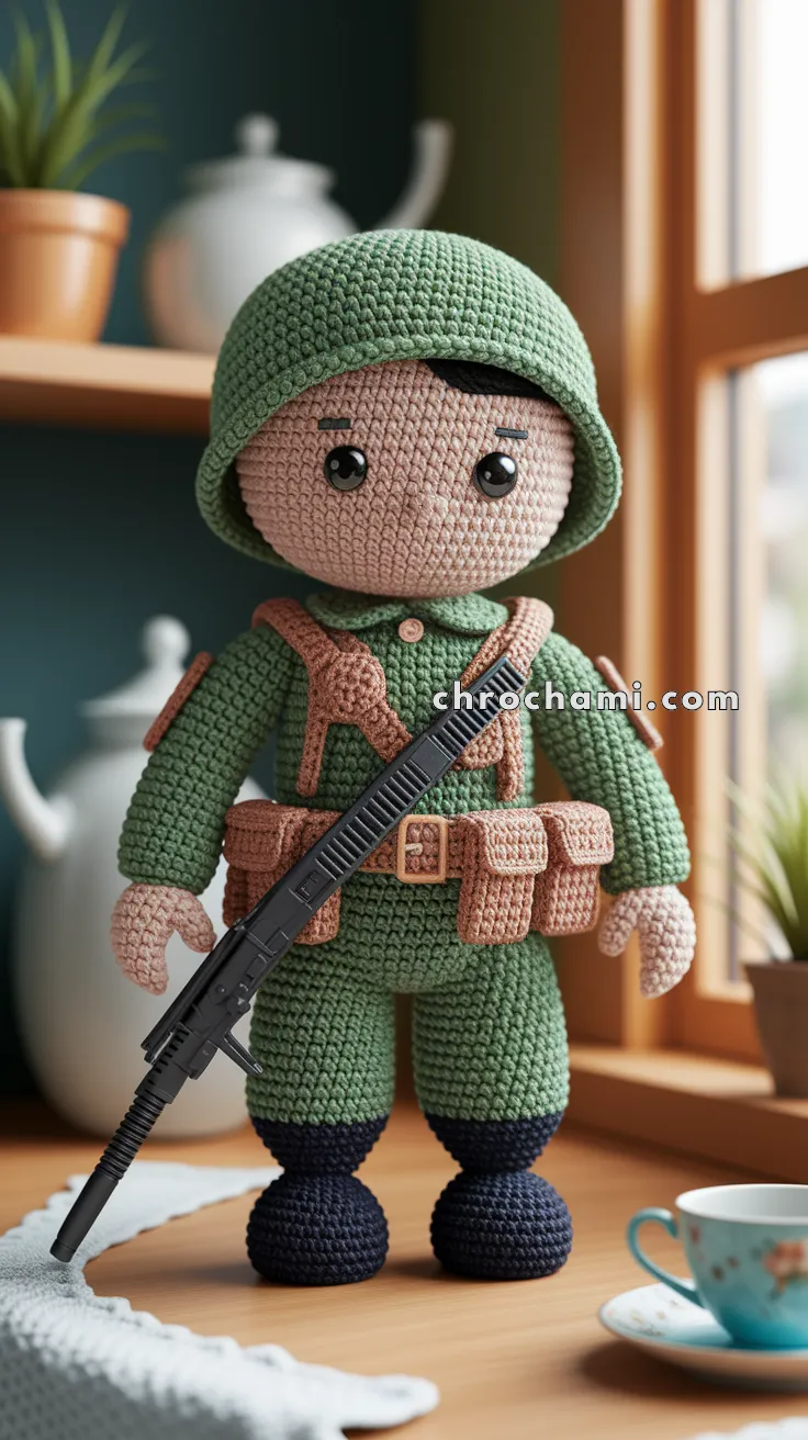 Amigurumi Soldier Doll – FREE Crochet Pattern