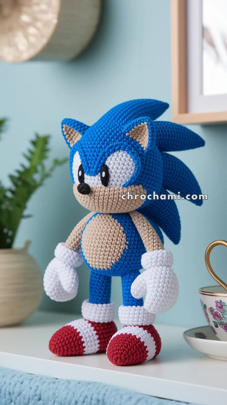 Amigurumi Sonic The Hedgehog – FREE Crochet Pattern