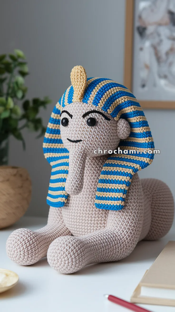 Amigurumi Sphinx Of Giza – FREE Crochet Pattern