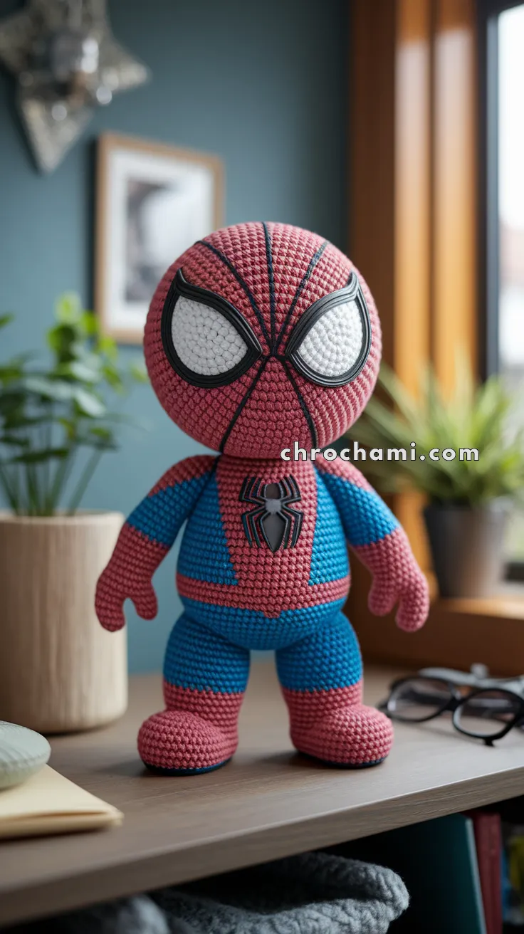 Amigurumi Spiderman – FREE Crochet Pattern