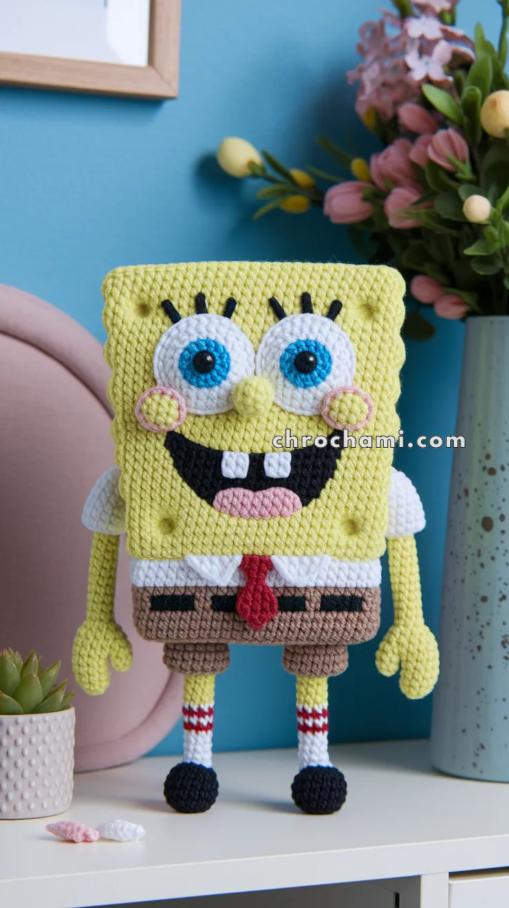 Amigurumi Spongebob Squarepants – FREE Crochet Pattern
