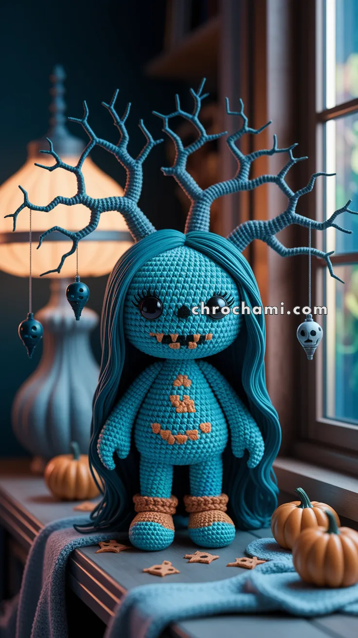 Amigurumi Spooky Haunted Tree – FREE Crochet Pattern