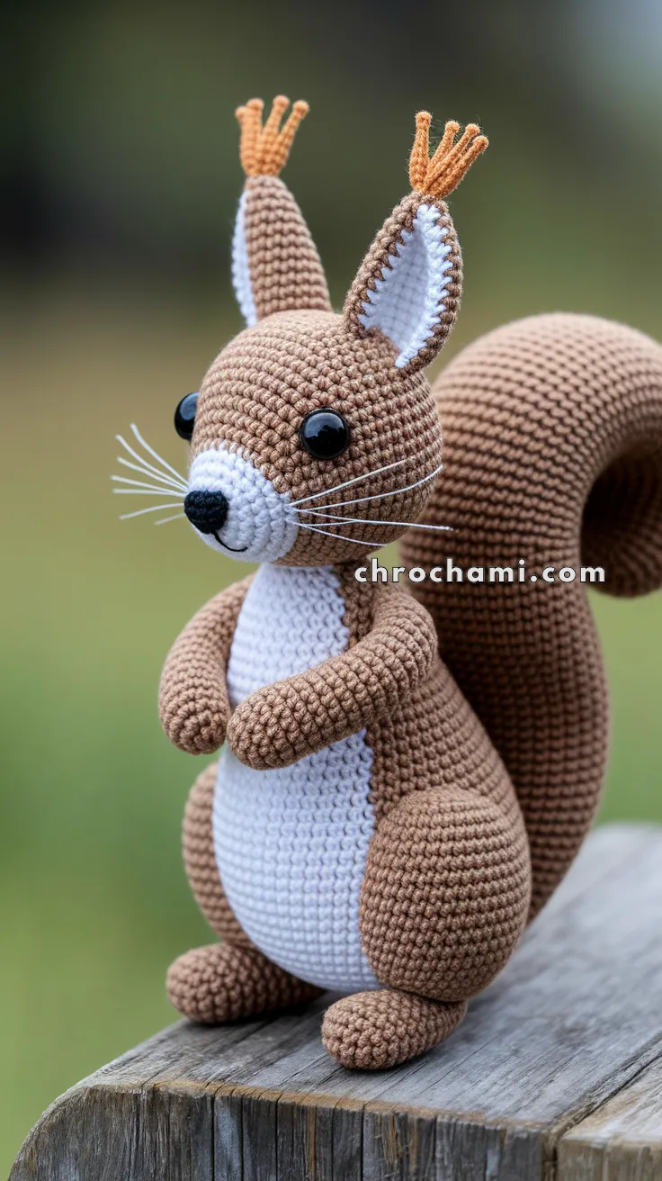 Amigurumi Squirrel – FREE Crochet Pattern