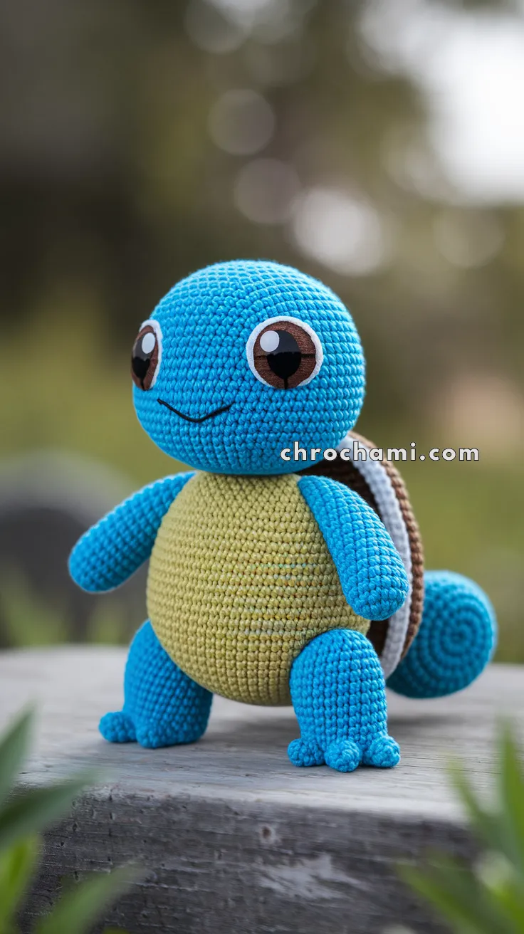 Amigurumi Squirtle – FREE Crochet Pattern