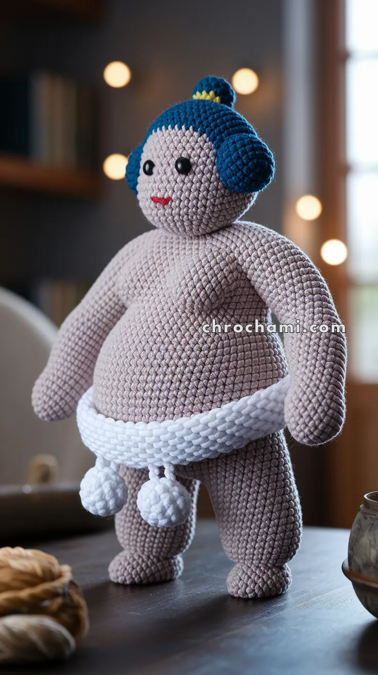 Amigurumi Sumo Wrestler – FREE Crochet Pattern