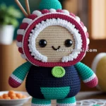 Amigurumi Sushi Roll Character – FREE Crochet Pattern